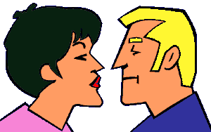 gif amour baiser